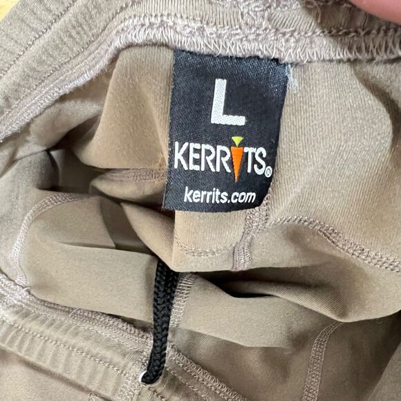 Kerrits Flow Rise Performance Tight Breeches Riding Equestrian Women’s L Tan - Picture 6 of 9